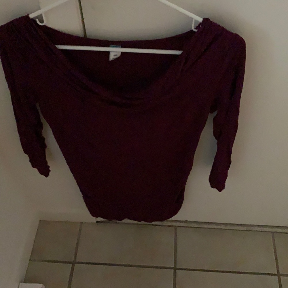 Old navy purple long sleeve shirt